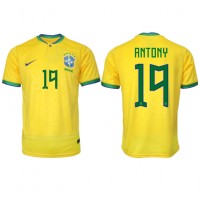 Dres Brazil Antony #19 Domaci SP 2022 Kratak Rukav